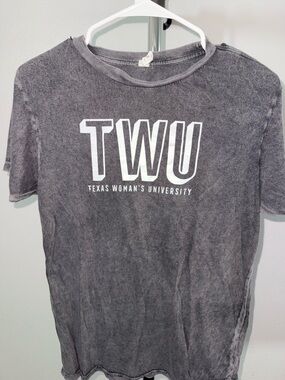 TWU Texas Woman's University Gray Graphic Tee